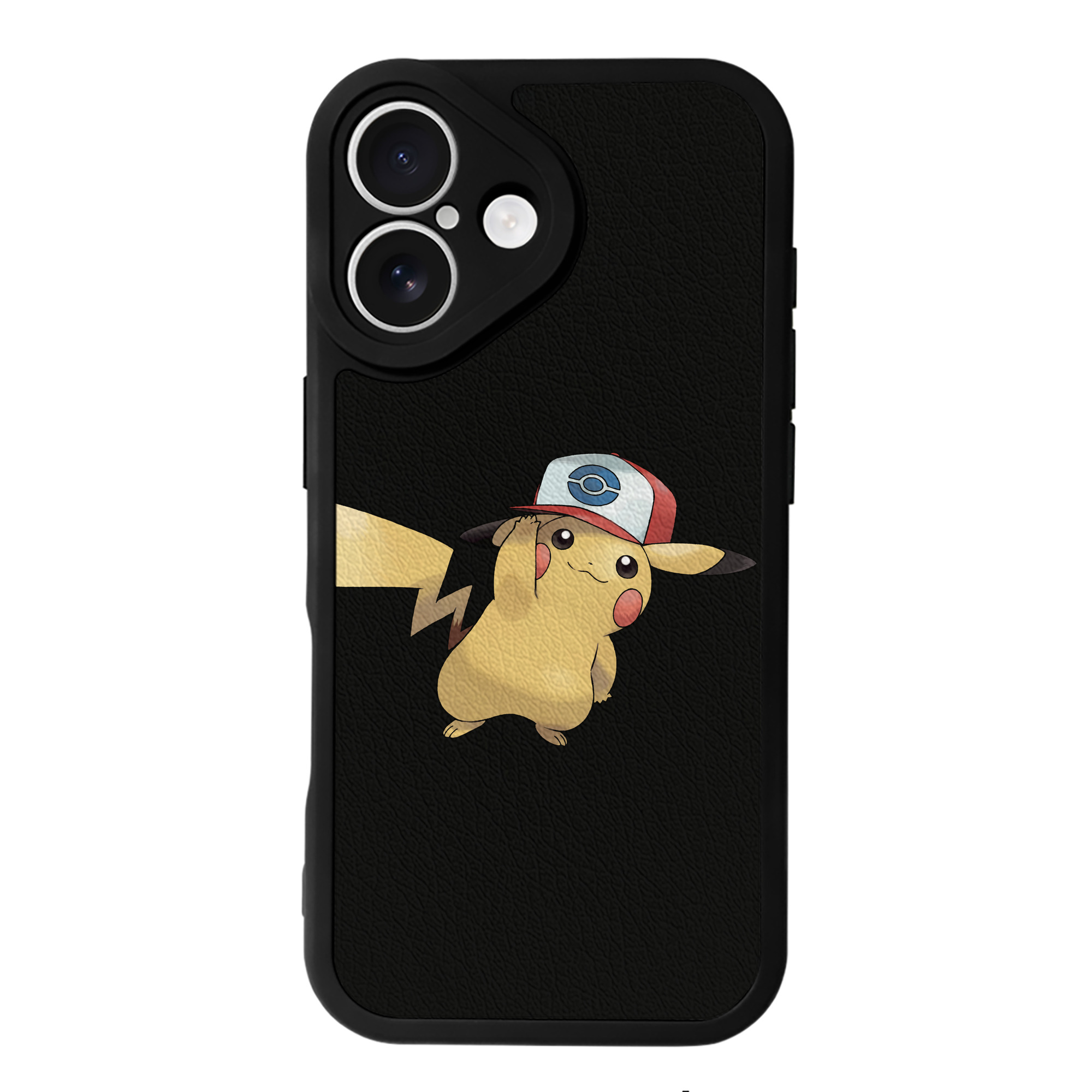 （画像用） ポケットモンスター Pokémon 【iPhone 16シリーズ対応】シリコンスマホケース（レザー調） 材質：シリコン